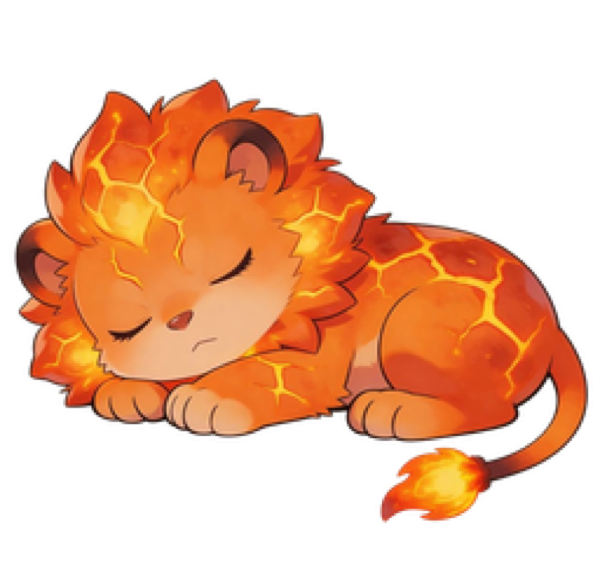 Cinder resting during a fast